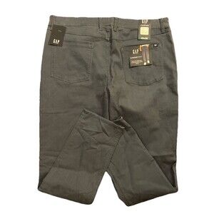 GAP 5 Pockets Utility Pants Men’s 40X32 Stretch Twill Slim Gray Trousers